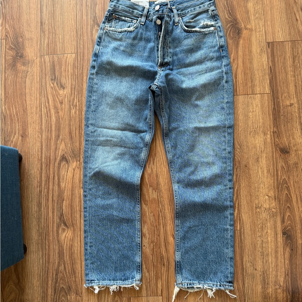 Agolde Frequency High Rise Straight Jeans